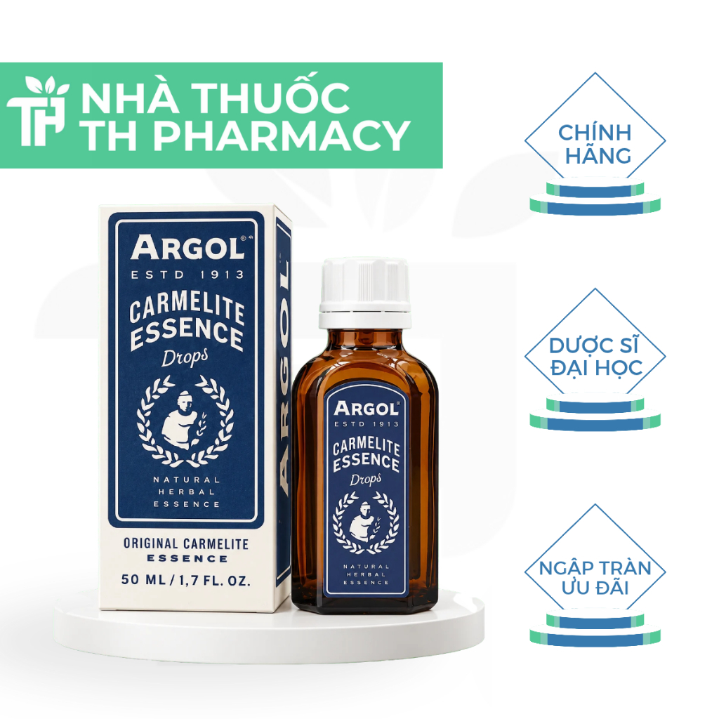 [CHÍNH HÃNG] Tinh Dầu Argol Carmelite Essence Hỗ Trợ Cải Thiện Xoang, Hắt Hơi, Kháng Khuẩn Và Thư Gi
