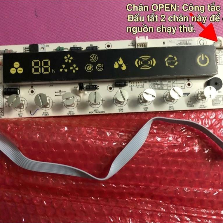 [HCM]Bo mạch Quạt điều hòa, quạt hơi nước Midea AC200-19WV