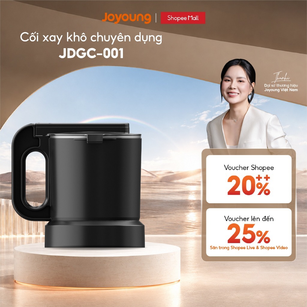 Phụ kiện Cối xay khô chuyên dụng JDGC-001 cho máy sữa hạt Joyoung JHSB-161/ JHSB-602/ JHSB-602 PRO