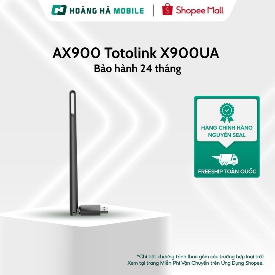 USB Wi-Fi 6 băng tần kép AX900 Totolink X900UA - Chính hãng
