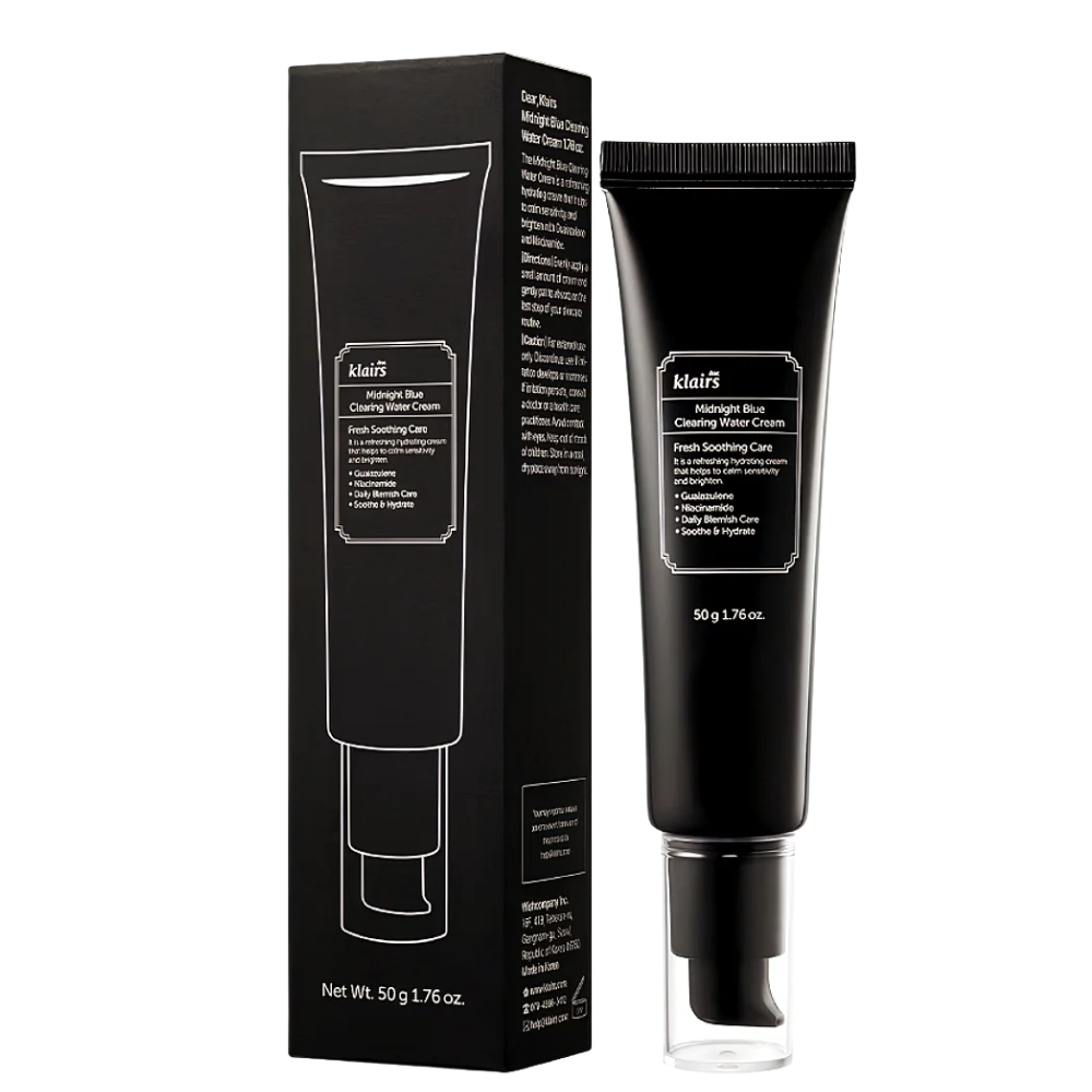 Ảnh 5 của Kem dưỡng ẩm Dear, Klairs Midnight Blue Clearing Water Cream hỗ trợ làm dịu da, mọi loại da 50g
