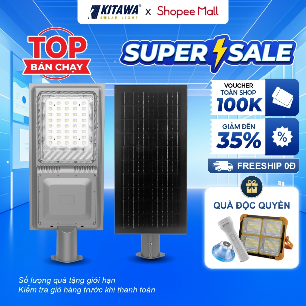 Đèn Liền Thể Năng Lượng Mặt Trời 300W KITAWA LT15300