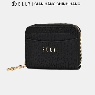 [Tặng hộp 20.10] Ví nữ ELLY EVH114 ví cầm tay da tổng hợp cao cấp nhỏ gọn thời trang thanh lịch