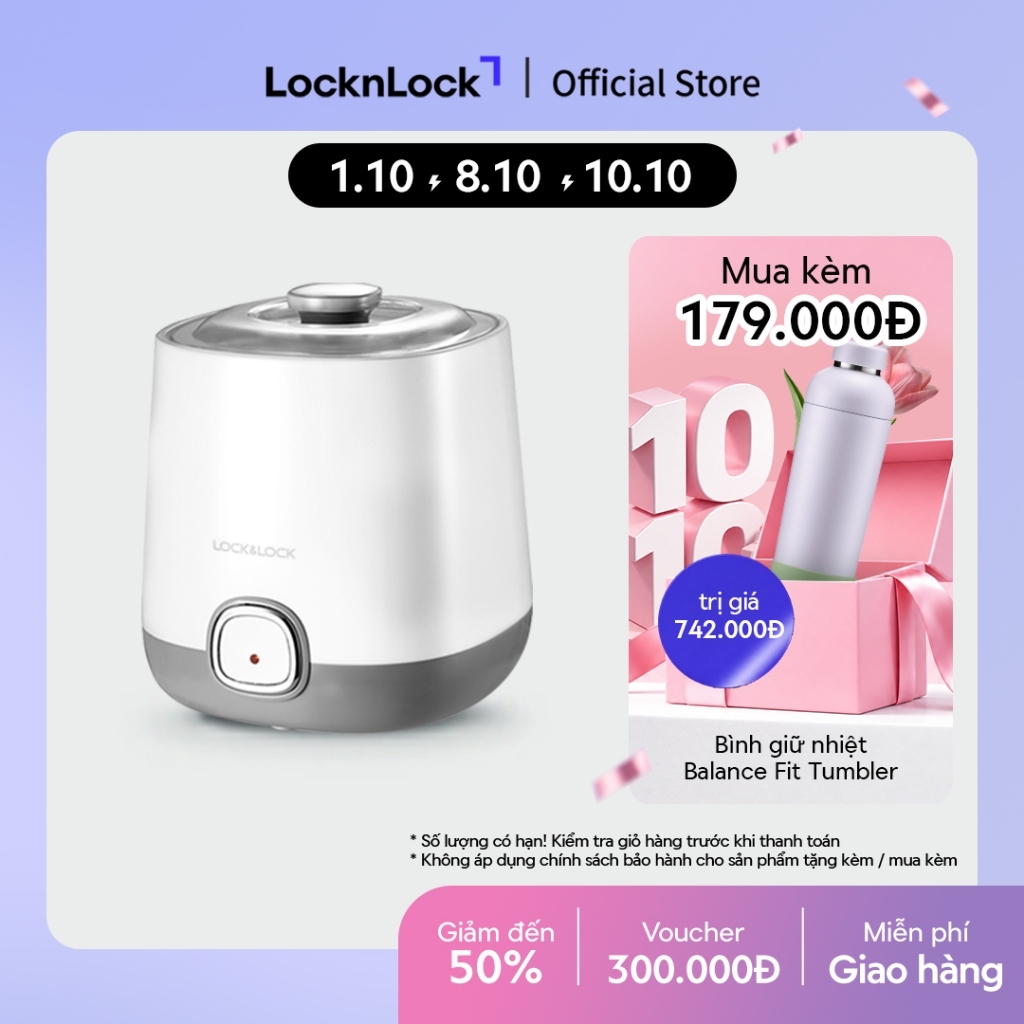 Máy làm sữa chua Lock&Lock EJY110SLV