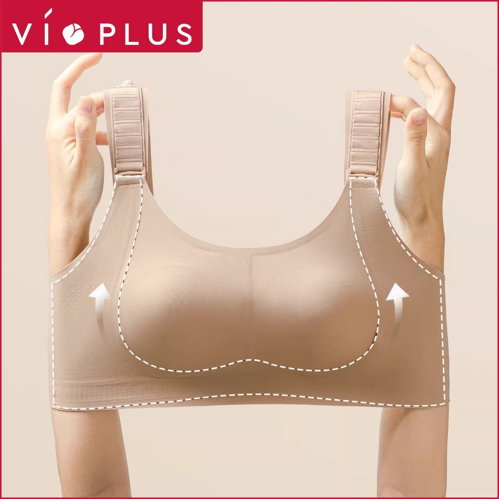 Áo Lót Trong Áo Bra Chất Su Thiết Kế Dây Vai 7 Nấc Cài Bản Lưng To Mút Đệm Mỏng 0.2cm Cố Định Gom Nâng Quả -- BW260195