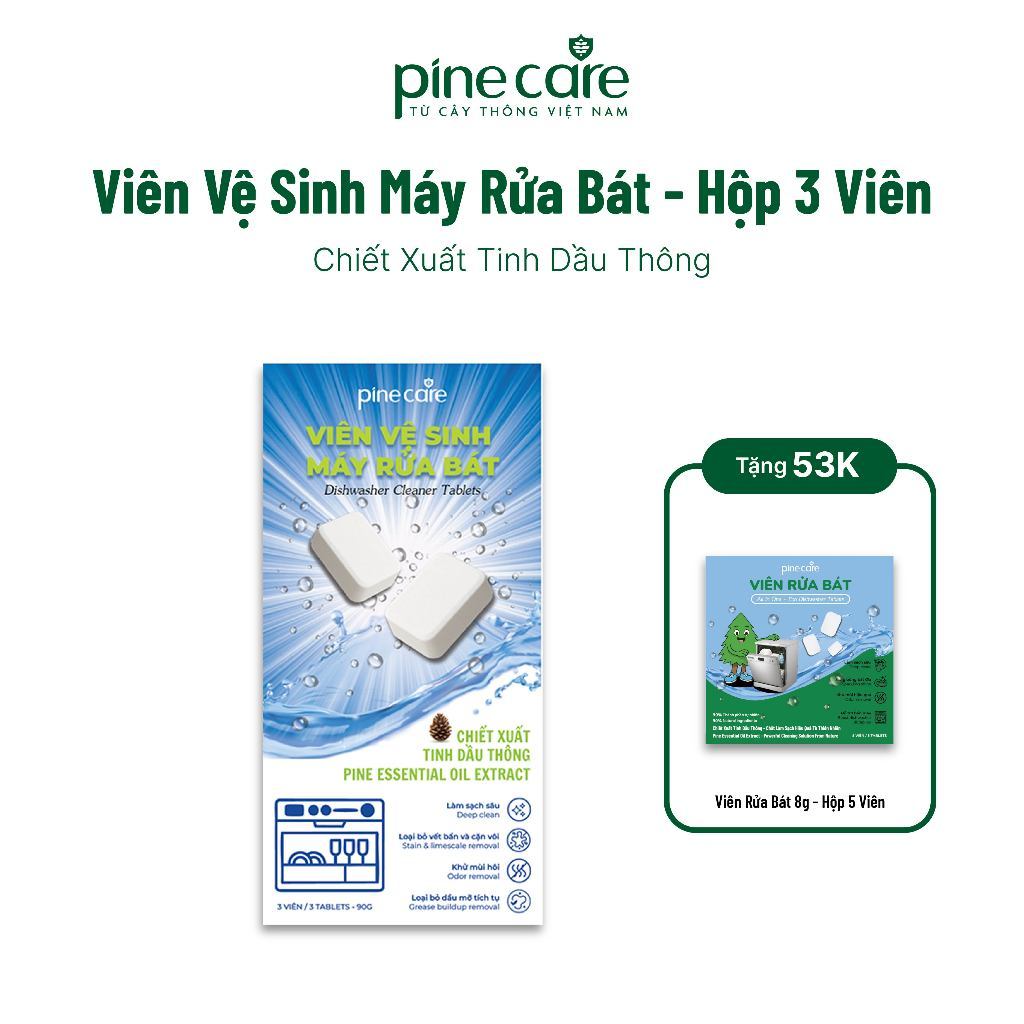Viên vệ sinh máy rửa bát PineCare làm sạch khoang máy, khử mùi, kéo dài tuổi thọ máy