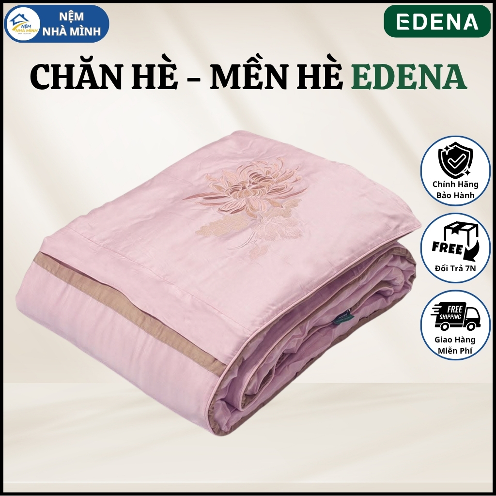 Chăn Hè / Mền Hè (Bọc Chăn) 200x220cm Tencel EDENA Mền Mượt - Thoáng Mát - Cao Cấp - Hàng Chính Hãng
