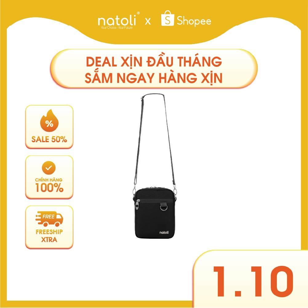 Túi đeo chéo nữ thương hiệu Natoli  mini cute, đựng điện thoại, nhiều ngăn, cao cấp BST Mini Daily Crossbag T3