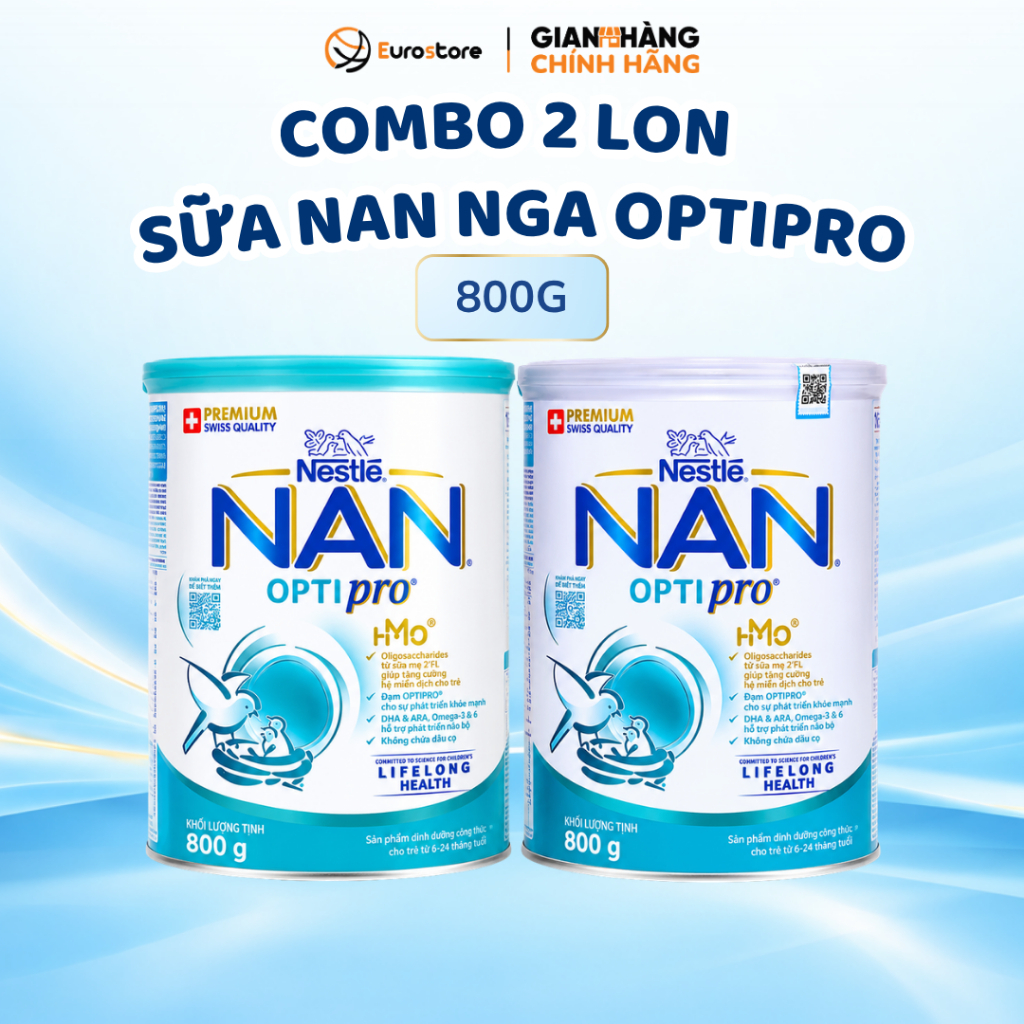 COMBO 2 Sữa Nan Nga HMO Optipro Mamako 800g - Eurostore