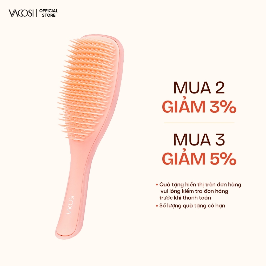 Lược chải tóc ướt VACOSI DETANGLING BRUSH - C09
