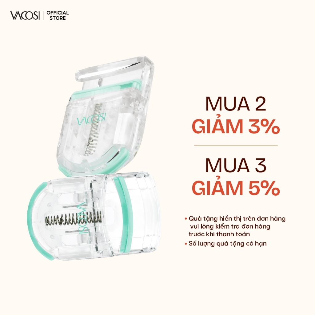 Bấm mi mini bỏ túi VACOSI MINI PORTABLE CURLER- BM10