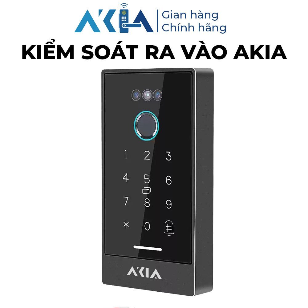 Bộ kiểm soát ra vào AKIA H3D - Hỗ trợ Face ID 3D, Tương thích Matter, app Tuya Smart, Hỗ trợ lưu trữ