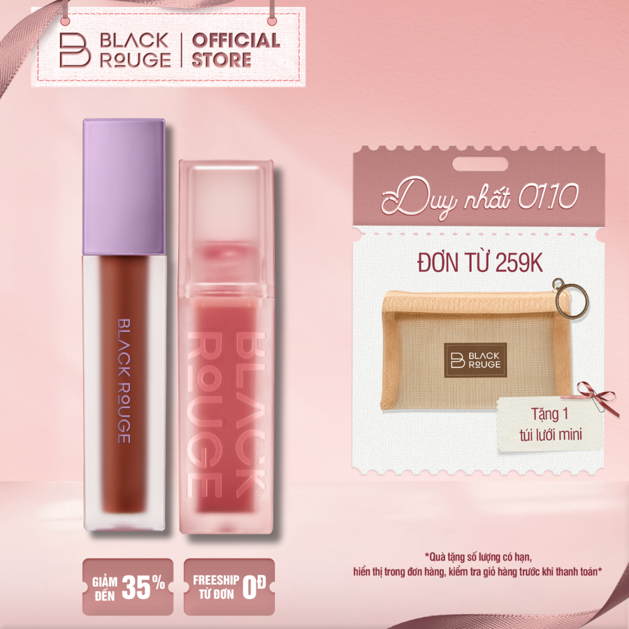 Combo 1 Son Kem Black Rouge A12 + DL06