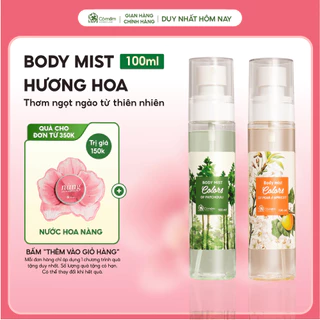 Body Mist Xịt Thơm Toàn Thân Quần Áo Nam Nữ Hương Nước Hoa Ngọt Ngào Thanh Mát Dịu Nhẹ Cỏ Mềm 100ml