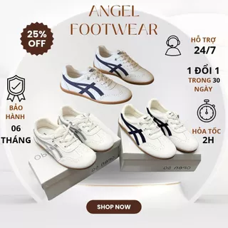 Giày Thể Thao Nữ Đế Bệt, Giày Sneaker Đế Êm Mềm Sọc Bạc Xanh Than || Mã N87