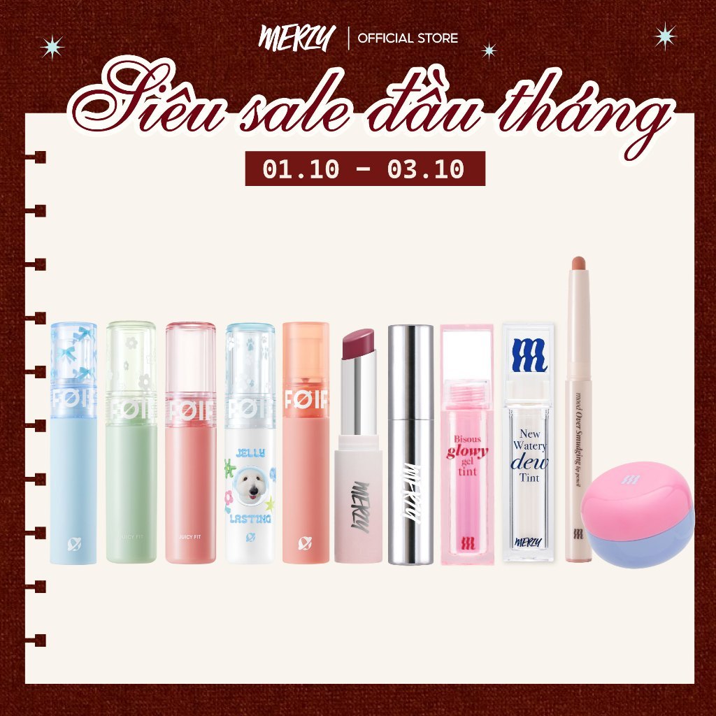[MERZY OUTLET] SON TINT BISOUS/ LIP MOUSSE/ LIP BALM/ DEW TINT/ GLAM/ LIP PENCIL/ SON FOIF