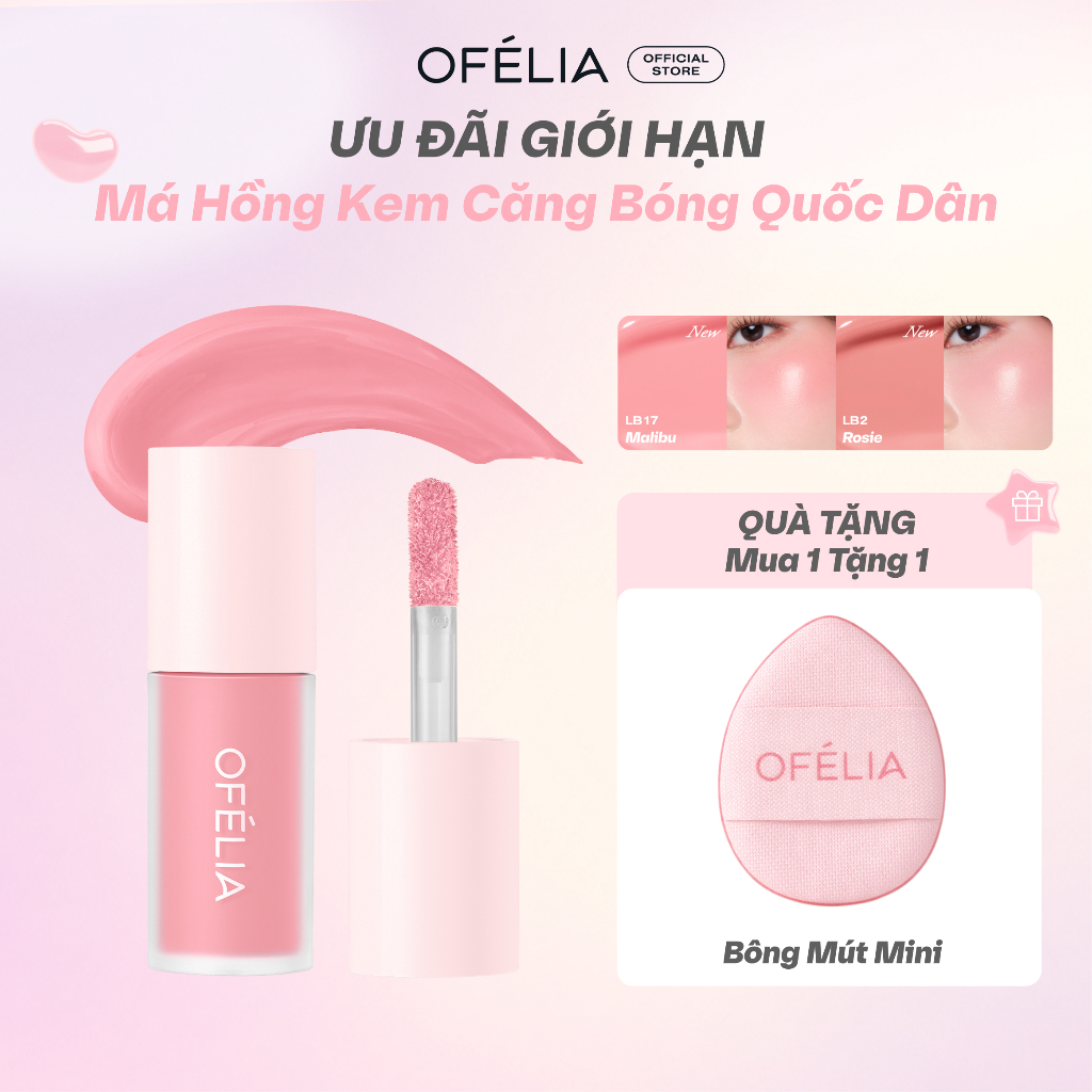 [KOL x OFÉLIA] Má Hồng Kem OFÉLIA Lolli Liquid Blush (4.6g)