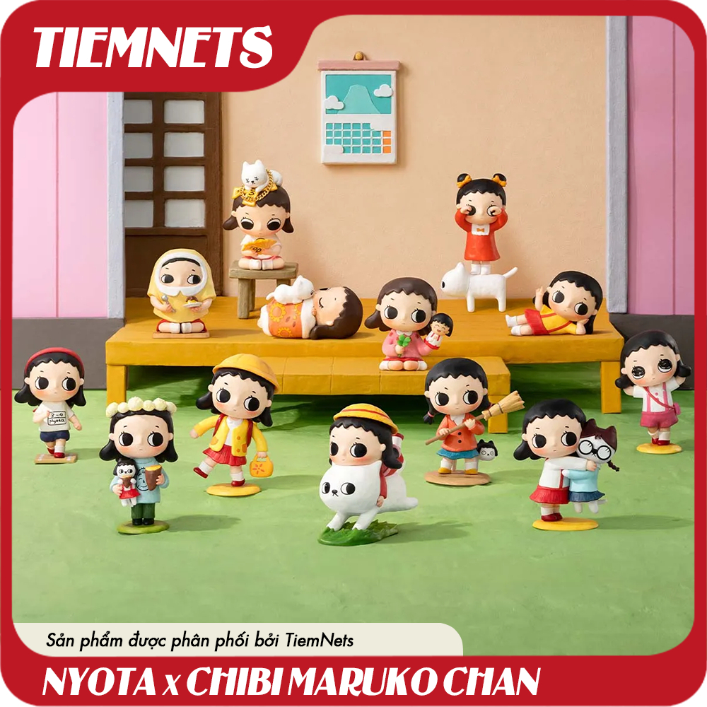 MÔ HÌNH BLIND BOX NYOTA'S  × CHIBI MARUKO CHAN - CHÍNH HÃNG POPMART