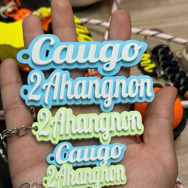 Móc Khóa TÊN Theo Yêu Cầu, Name Tag Treo Balo Cho Bé, Thẻ Tên Cá Nhân Hóa