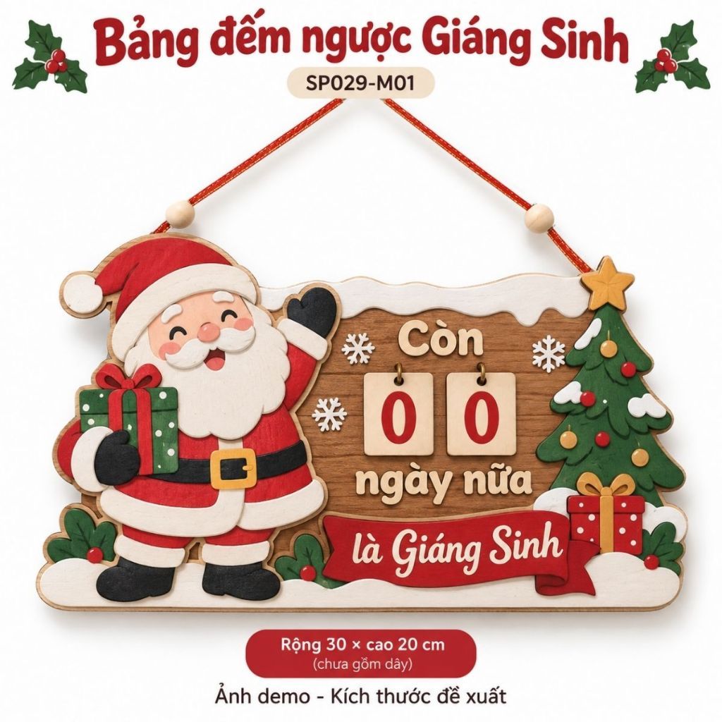 Đếm ngược đến Giáng Sinh — ảnh listing minh họa