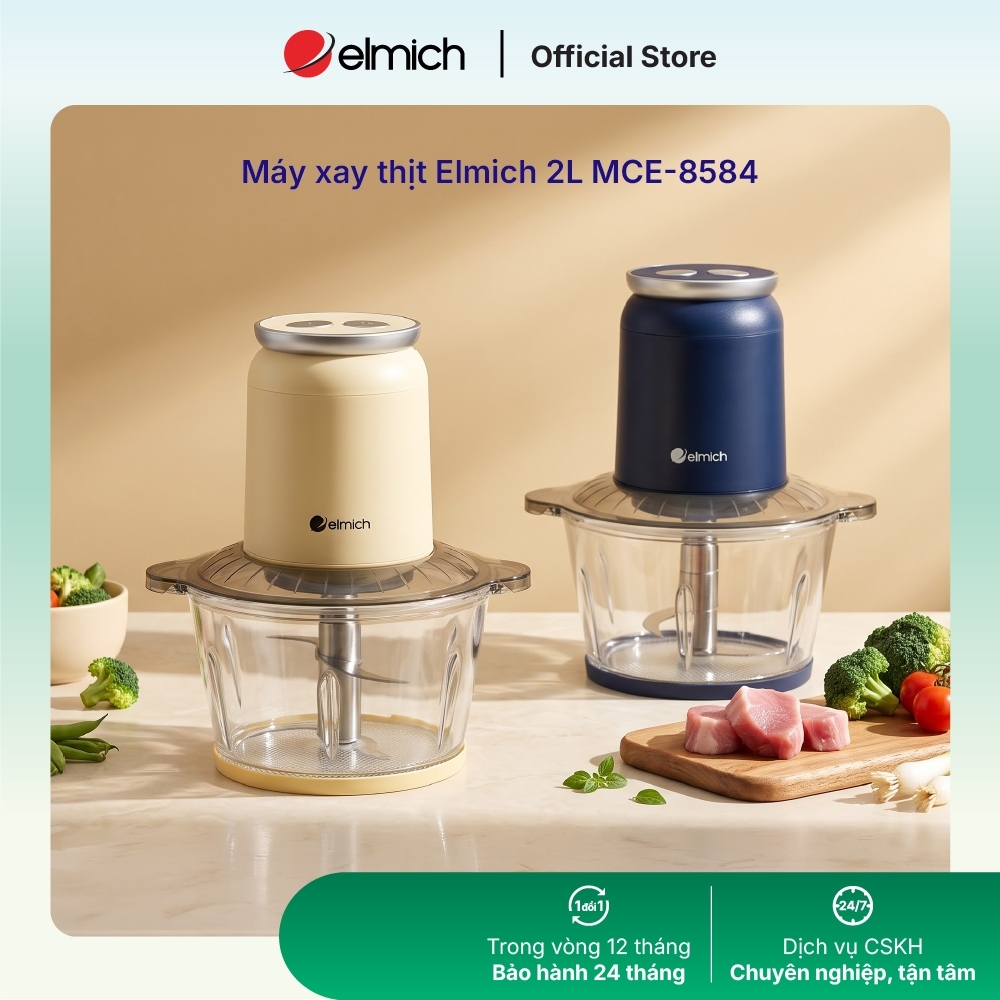 Máy xay thịt Elmich 2L  MCE-8584