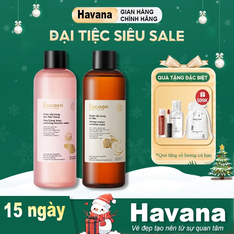 Nước Tẩy Trang Bí Đao The Cocoon Thuần Chay 500ml