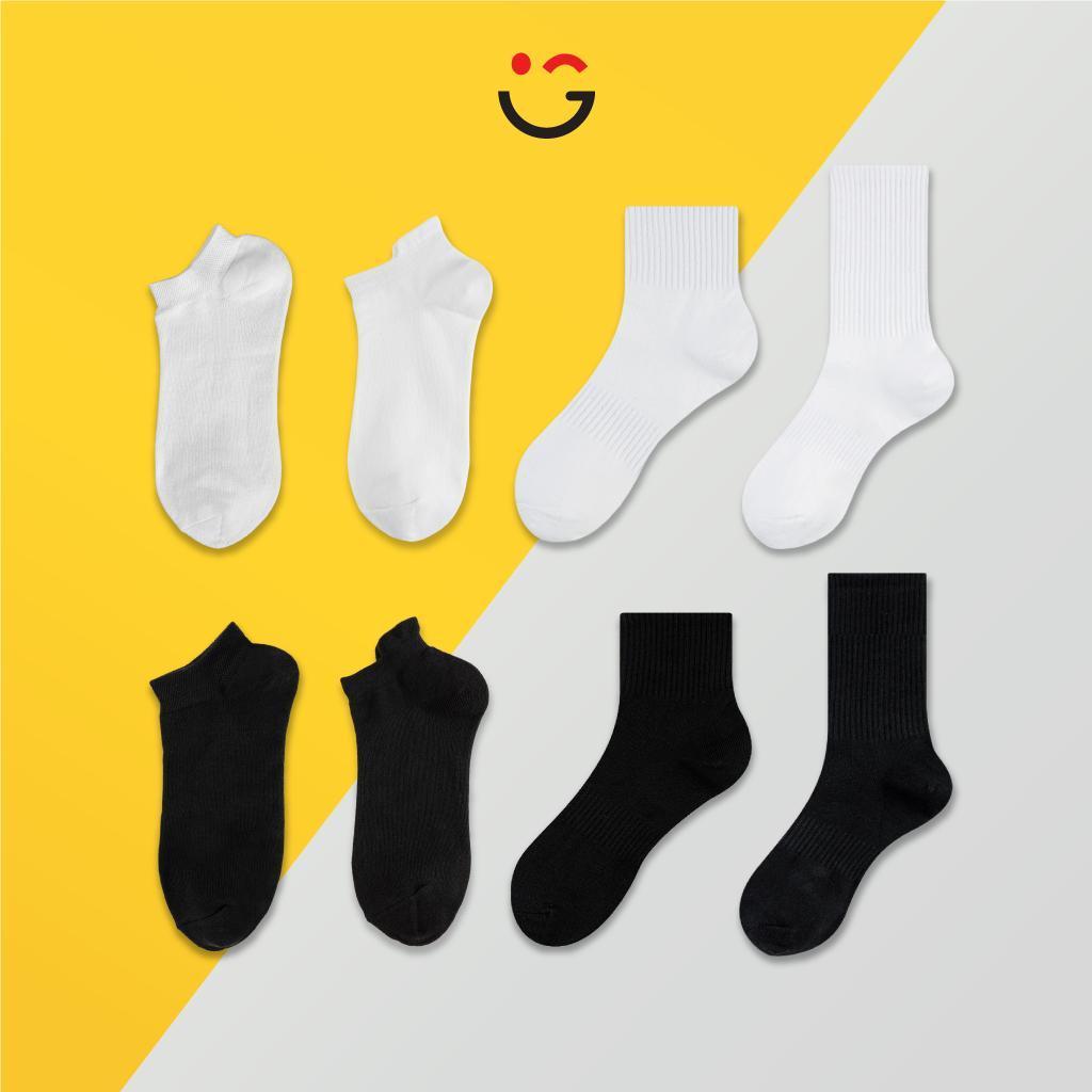 Tất Cổ Cao Nam Nữ Unisex SOCKSWORLD Basic Êm Ái Dày Dặn Thoáng KhíHọa Tiết Trẻ Trung VSF4001/VSF3001