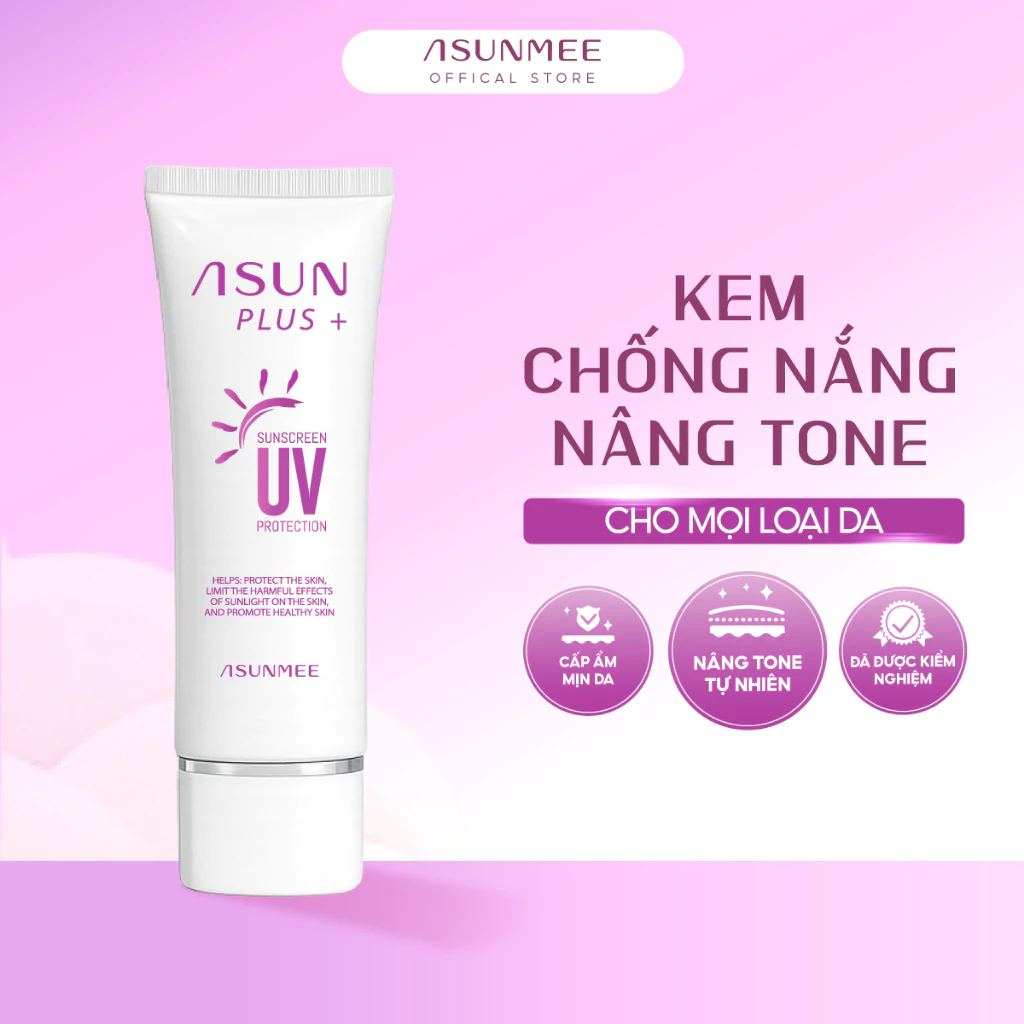 Kem chống nắng Asun  nâng tone da tự nhiên – kiềm dầu, chống tia UV