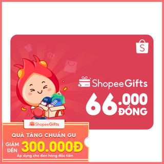 Thẻ quà tặng E-Voucher ShopeeGifts mệnh giá 66.000VND