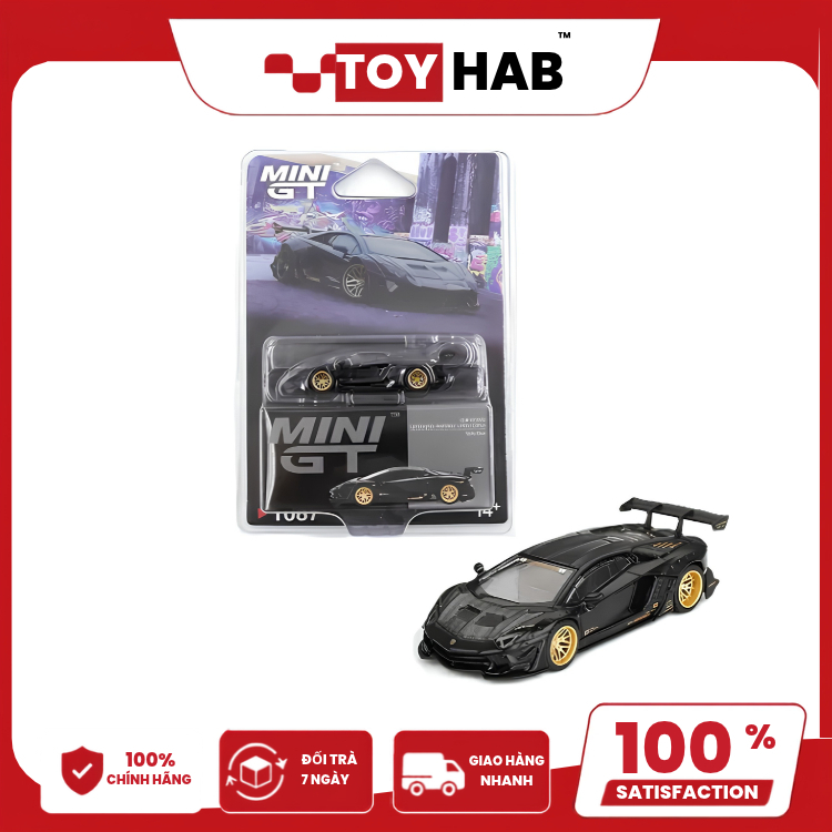 [NEW CARD] Mini GT MGT01087-L 1087 1 / 64 LB WORKS Lamborghini Aventador | TOY HAB