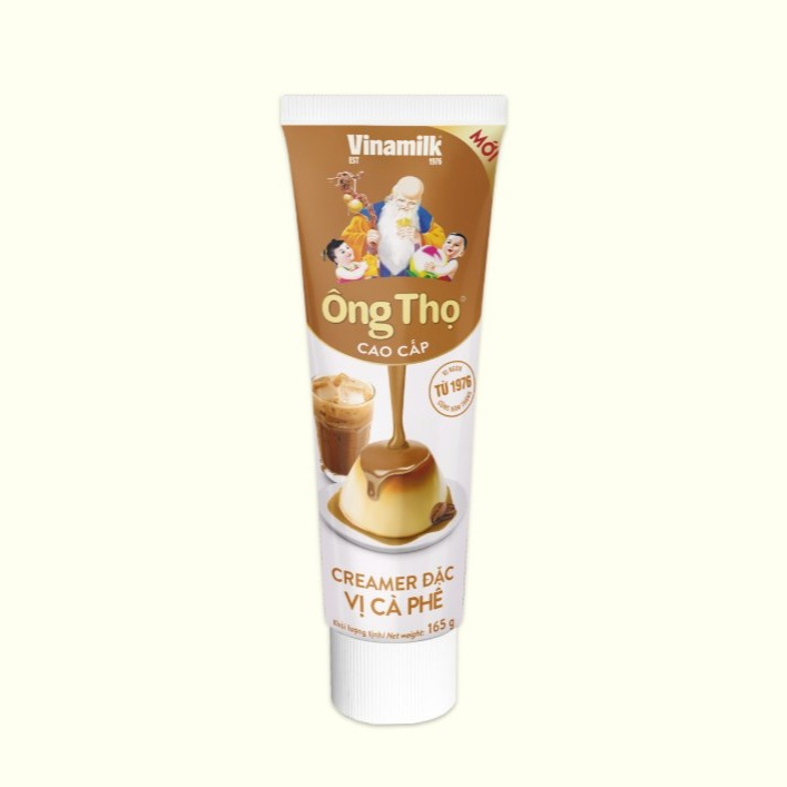 Tuýp Sữa Đặc Có Đường Ông Thọ Vị Cafe 165g