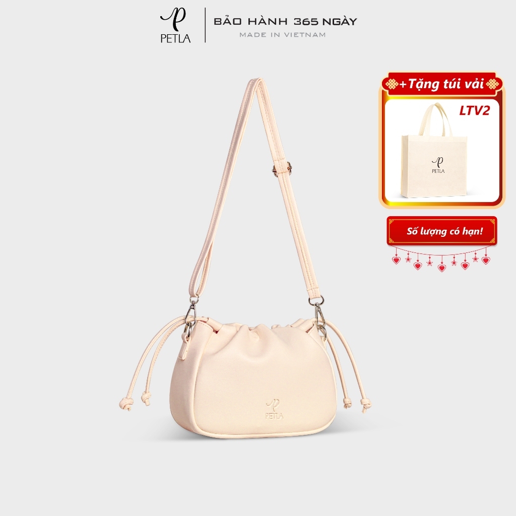 Túi nữ dây rút đeo chéo dễ thương PETLA LN10