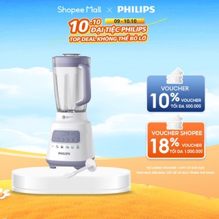 Máy xay sinh tố philips hr2222/00 cối thủy tinh - hàng chính hãng