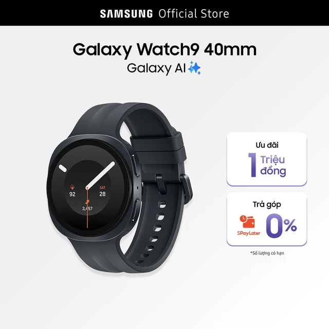 Đồng hồ thông minh Samsung Galaxy Watch9, Galaxy AI, 40mm