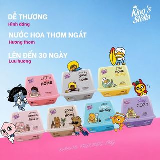 Sáp Thơm Kakao Hương Nước Hoa Cao Cấp Khử Mùi Lưu Hương Bền Lâu King's Stella KAKAO FRIENDS 180g