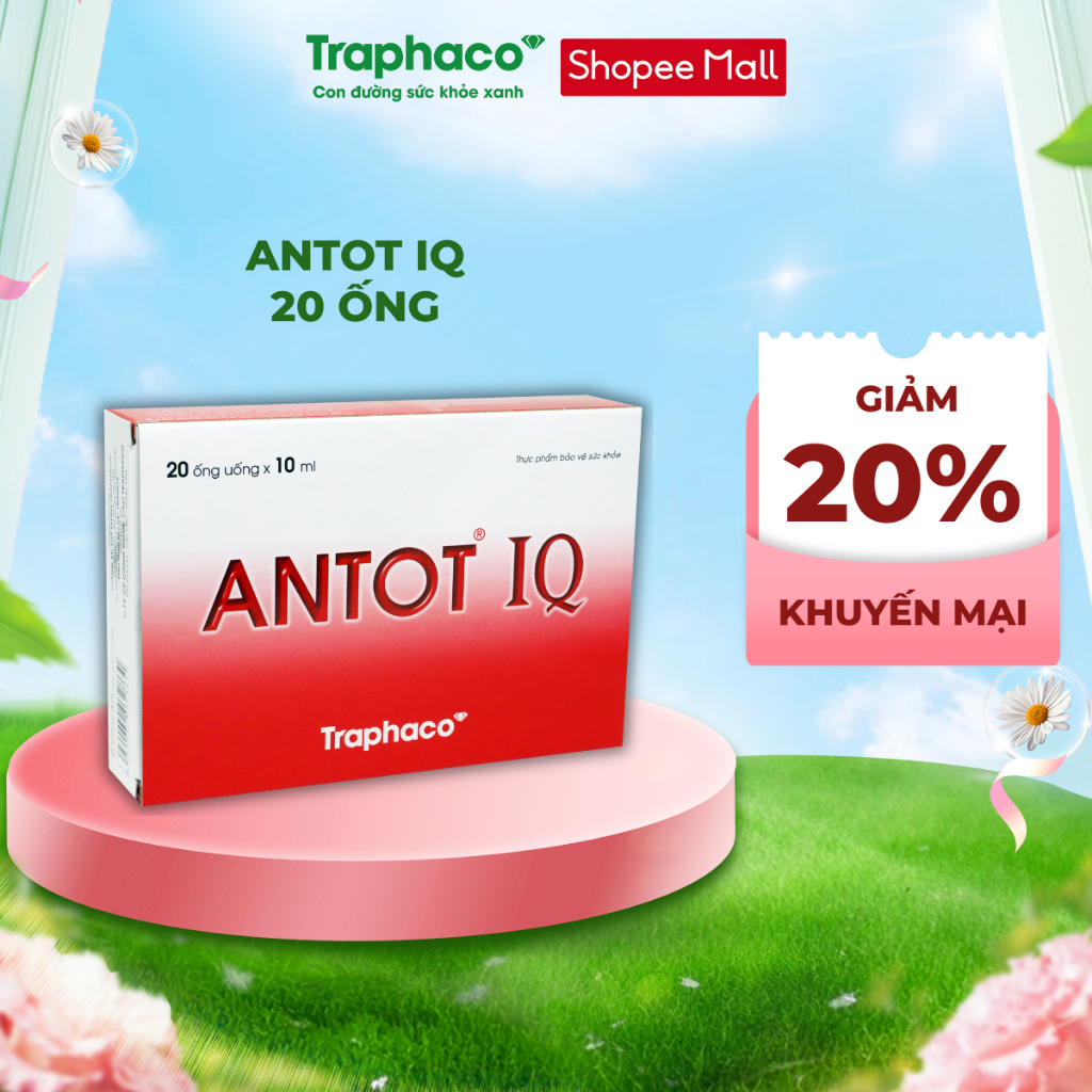 TPBVSK ANTOT IQ Traphaco - Hỗ Trợ: Phát Triển Não Bộ Tăng Khả Năng Tập Trung…