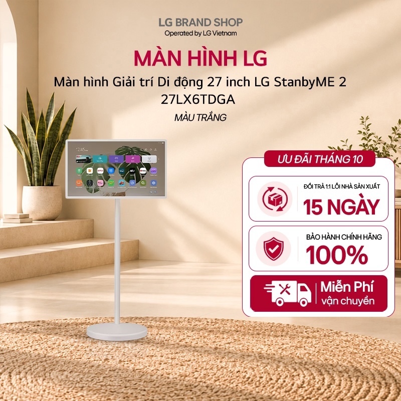 [ Chỉ giao miền Bắc ]27LX6TDGA.ATV - 27 inch LG StanbyME 2 Màn hình Giải trí Di động