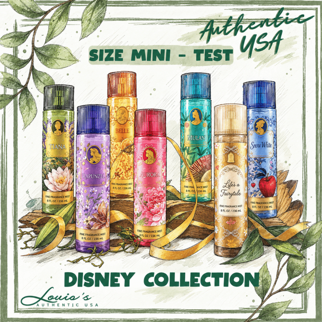 [ Mini ] Mist Disney TIANA MULAN MOANA ARIEL JASMINE CINDERELLA BELLE AURORA RAPUNZEL - Xịt thơm