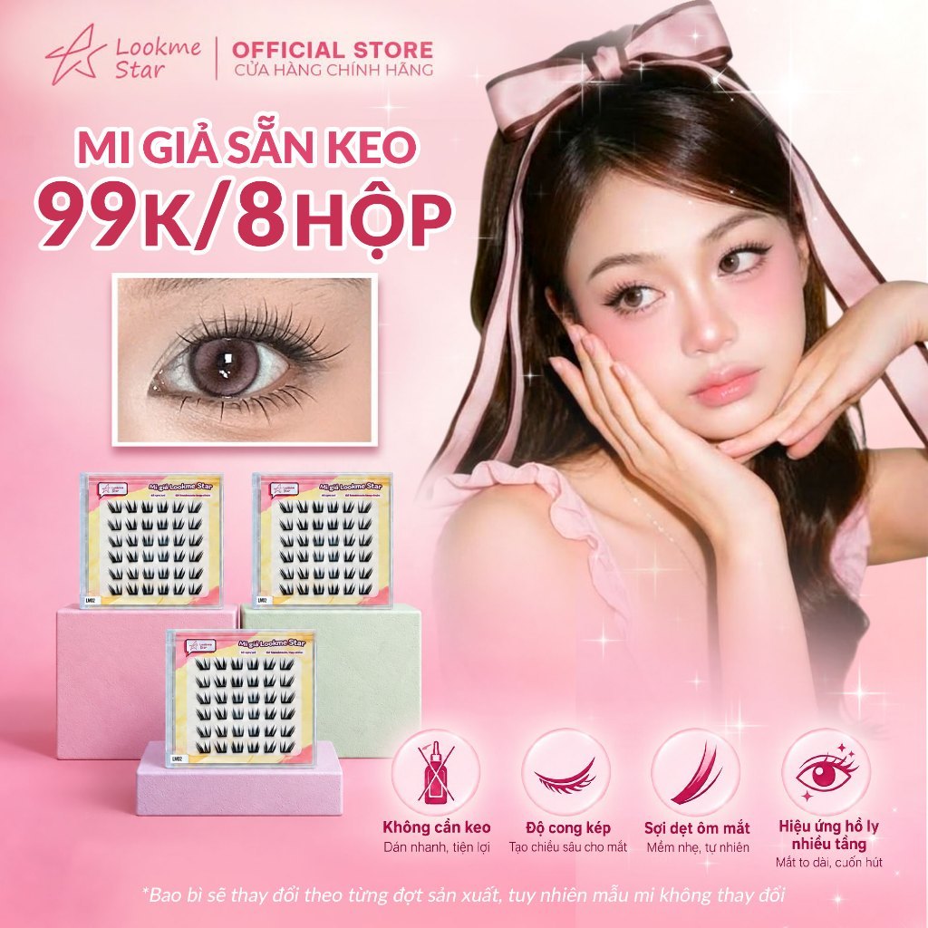 Lookme Star - Lông Mi Giả Sẵn Keo