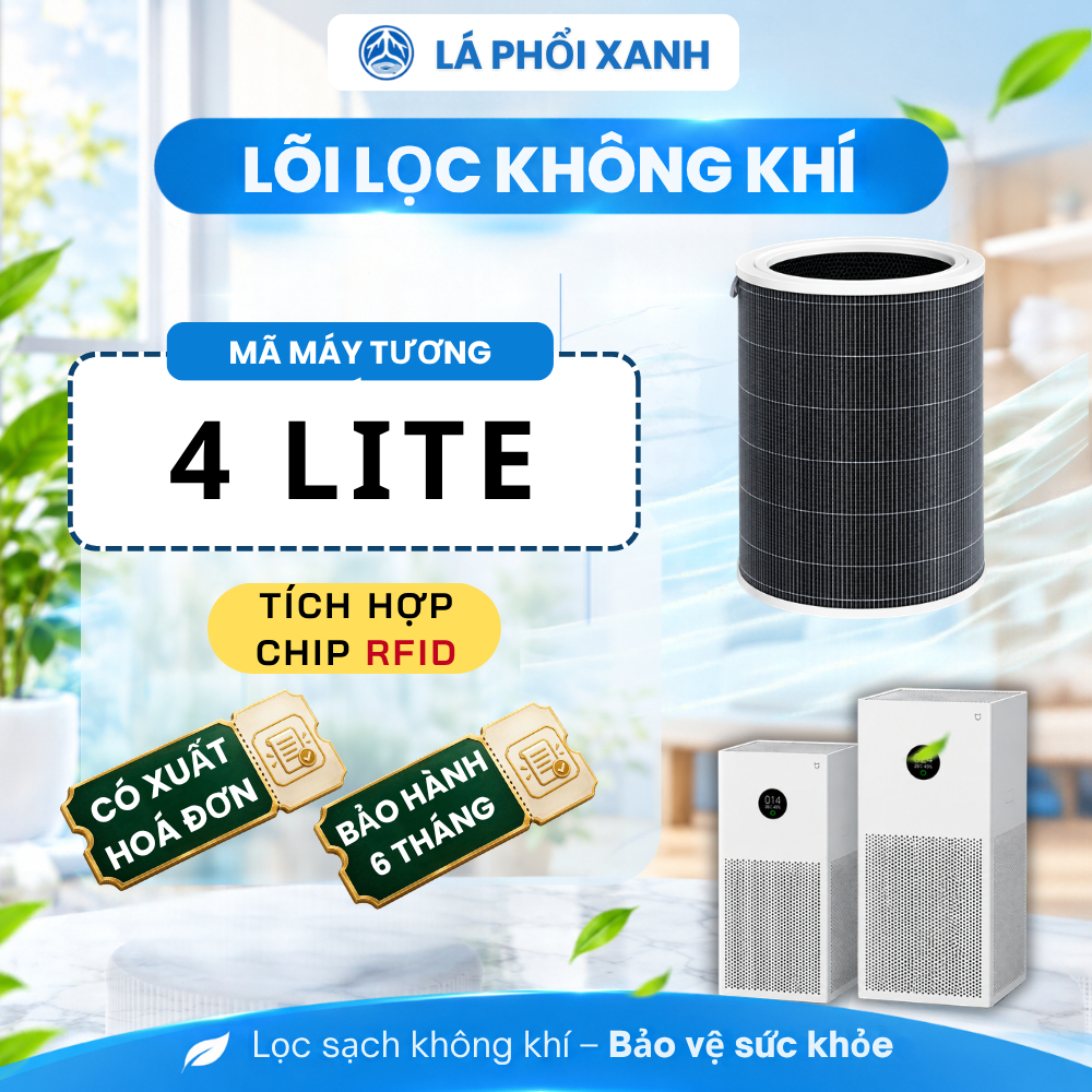 Lõi lọc không khí dùng cho máy lọc không khí Air Purifier 4 Lite - Model: AC-M17-SC