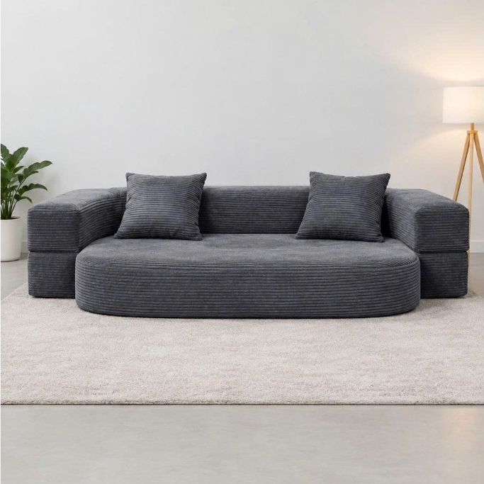 Sofa Bệt Giường Đa Năng nguyên khối gấp gọn vừa là sofa vừa là giường mềm mại, tiết kiệm không gian