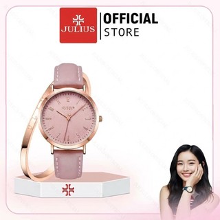 Đồng hồ nữ julius ja-1017 dây da | julius official