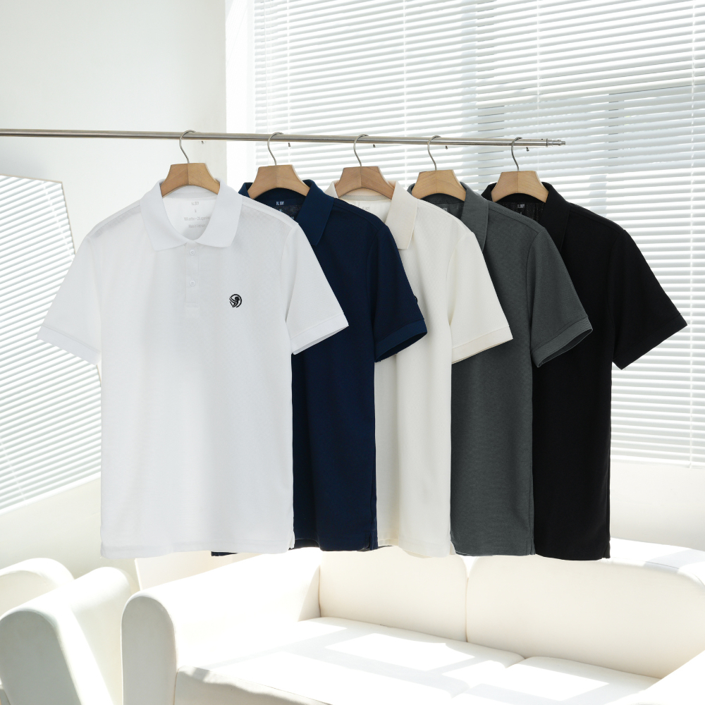 Áo PoLo nam HL BOY Thêu,Chất liệu cotton Tổ Ong Thoáng Khí,Tôn Dáng Size S - M - L - XL