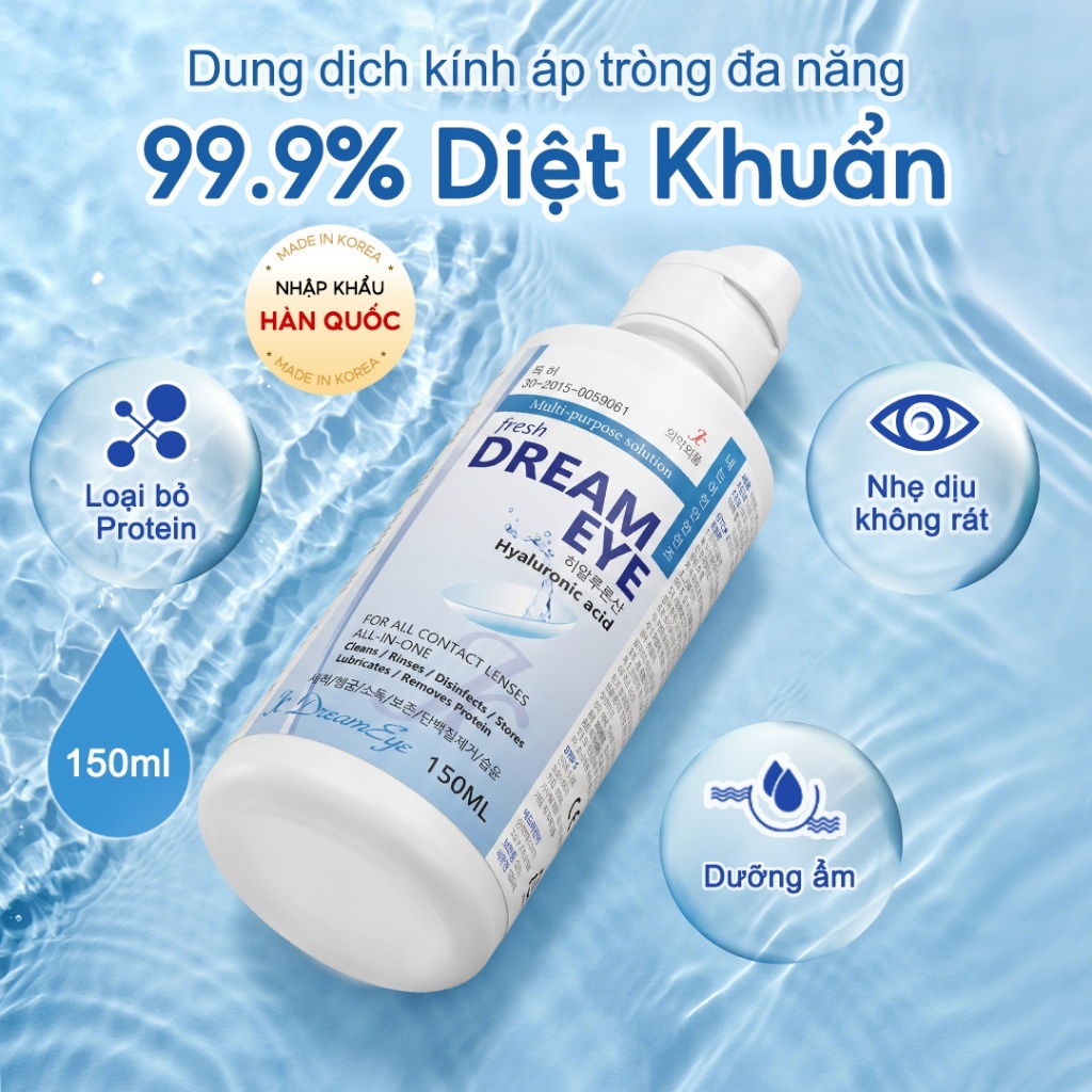 Magister Nước Ngâm Dùng Cho Kính Áp Tròng nước ngâm 100/120/150ML