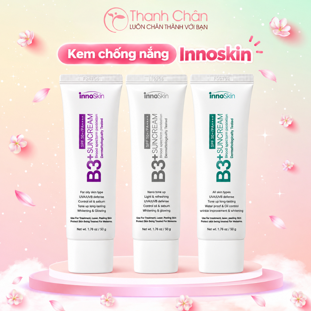 Kem Chống Nắng Innoskin B3 Suncream 50g
