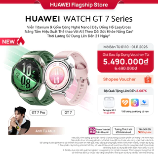 [10.10 GIẢM ĐẾN 18%| Đồng Hồ Thông Minh HUAWEI WATCH GT7 | Chăm Sóc Sức Khỏe Chuyên Sâu|Đạp Xe Nâng Cao|Pin Đến 21 Ngày