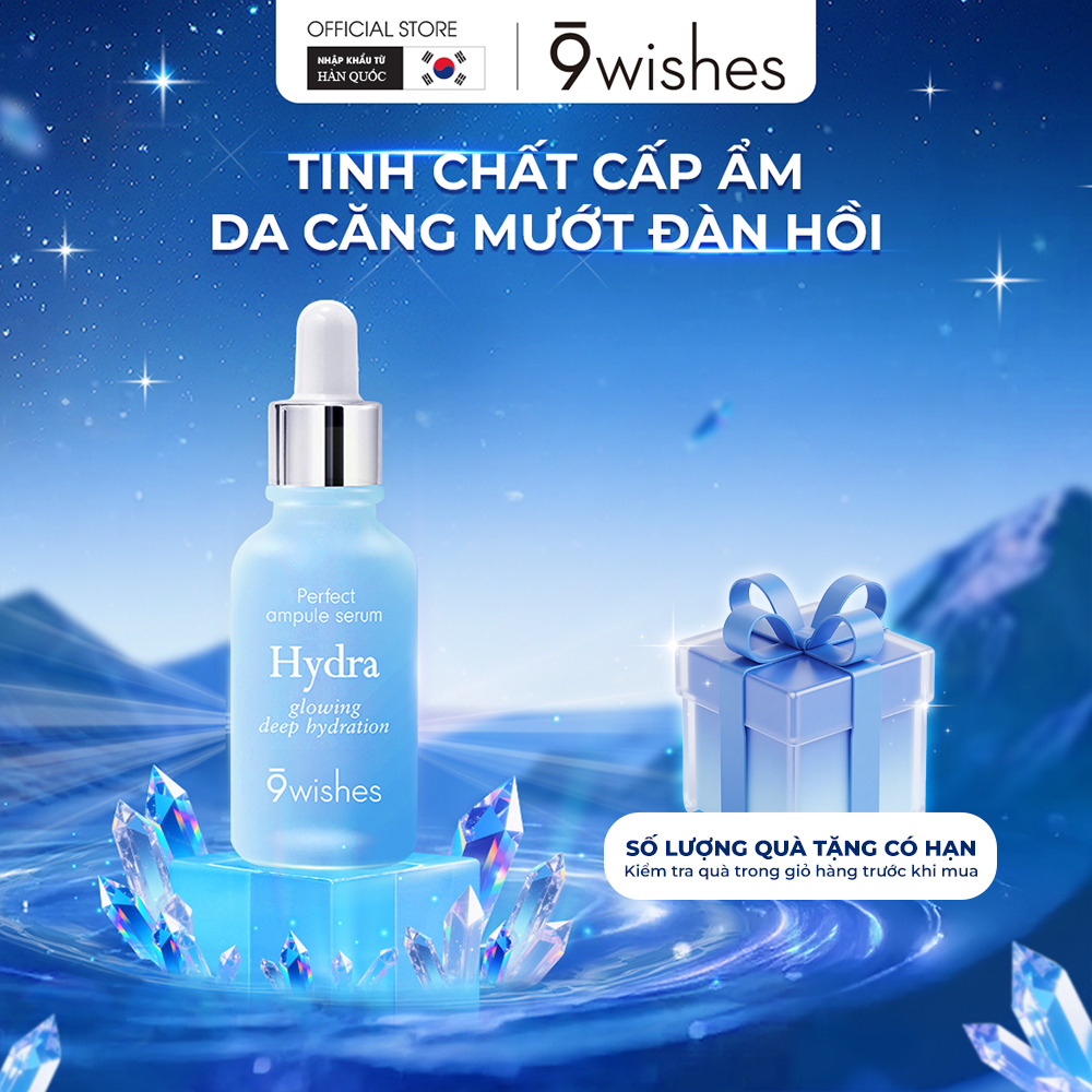 Tinh Chất Dưỡng Ẩm 9 Wishes Hydra Skin Ampule II 30ml