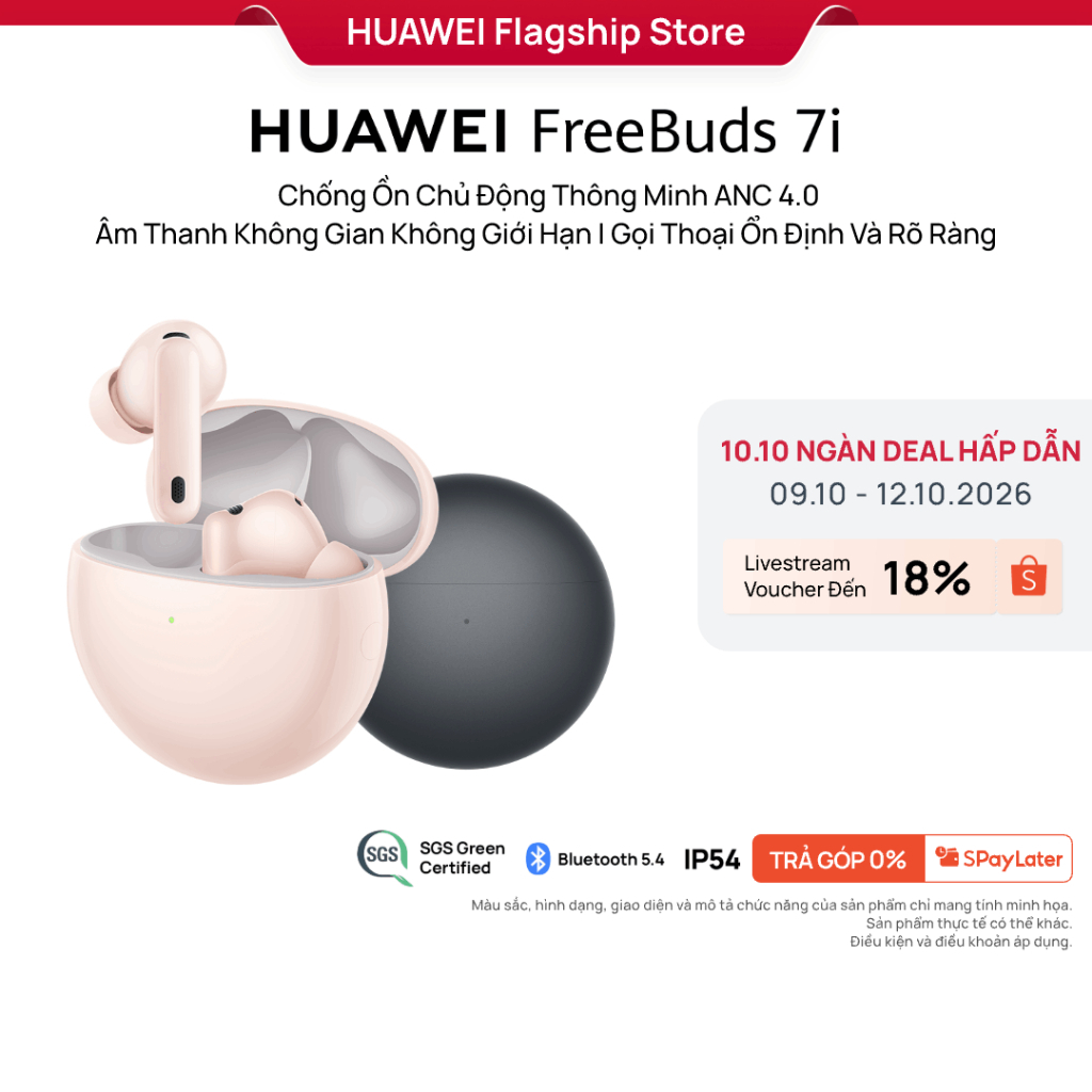 [LIVESTREAM] Tai nghe HUAWEI FreeBuds 7i | Chống Ồn Chủ Động Thông Minh ANC 4.0 | Âm Thanh Không Gian Không Giới Hạn