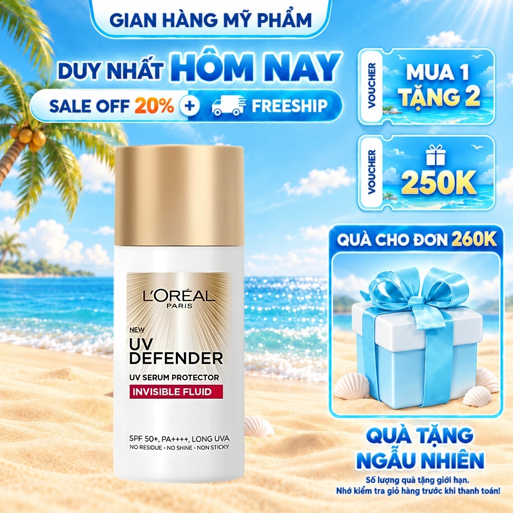 Sữa Chống Nắng Phổ Rộng Vô Hình Thoáng Da, Kháng Mọi Tác Động Invisible SPF…