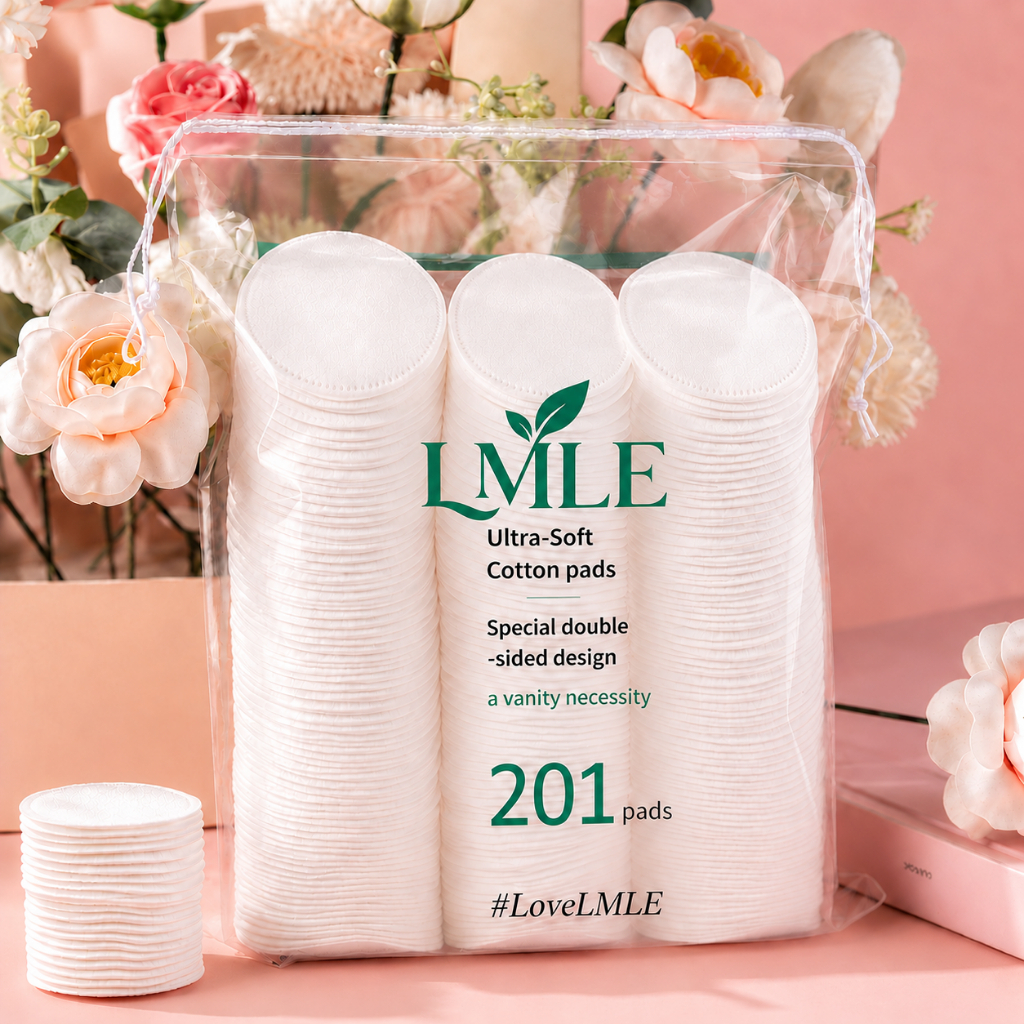 Bông tẩy trang LMLE 201 miếng cotton tự nhiên mềm mịn P0642
